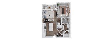 The Falcon A1C Floorplan at The Stadler Luxury Apartments, Bradenton, FL 34210