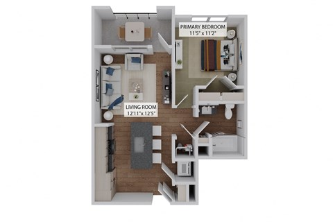 1 bed 1 bath D at The Concord Apartments, Florida, 34240