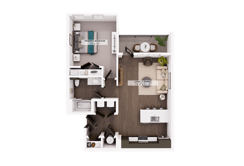 A2 Floor plan at Switch Luxury Living in Colorado Springs, CO