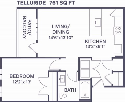 A2 Telluride Floor Plan  at Notch66, Longmont