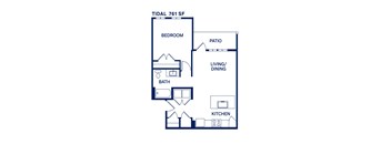 A2 Floor Plan at Drift, Daytona Beach