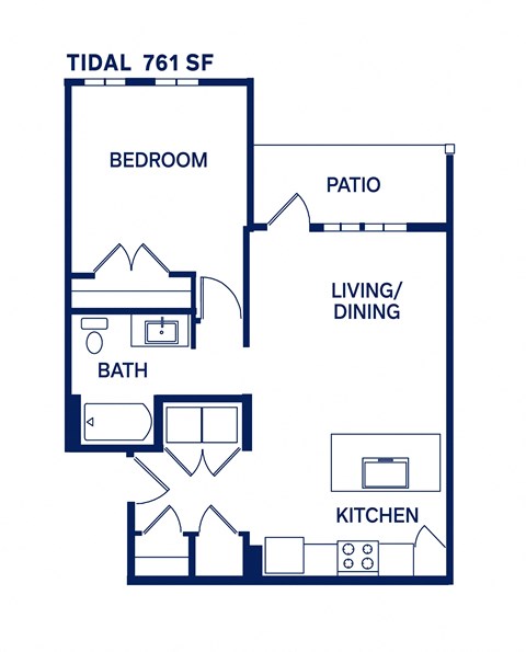 A2 Floor Plan at Drift, Daytona Beach