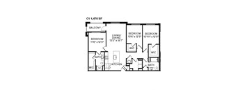 C1 Floor Plan at Avenue64, O'Fallon, MO