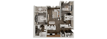 B1 Floor Plan at Velara Luxury Apartments, Ponte Vedra Beach, 32081