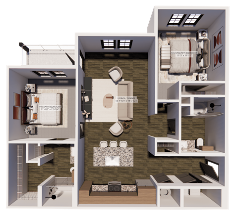 B1 floor plan at The Landing at Lemay, Fort Collins, CO 80524