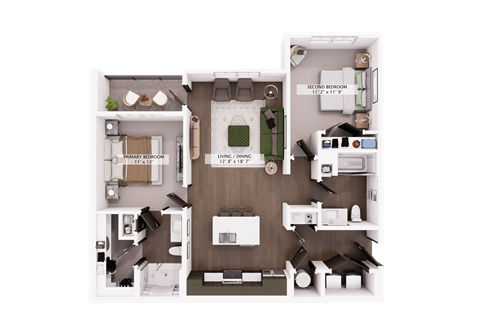 B1 Floor plan at Switch Luxury Living in Colorado Springs, CO