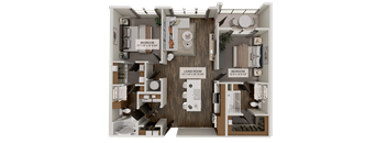 2 bed 2 bath at Stack at Wheat Ridge Apartments, Colorado