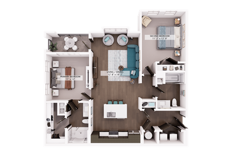 B1a Floor plan at Switch Luxury Living in Colorado Springs, CO