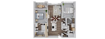 The Citation B1A Floorplan at The Stadler Luxury Apartments, Bradenton, FL 34210