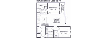 B1A Beaver Creek Floor Plan  at Notch66, Longmont