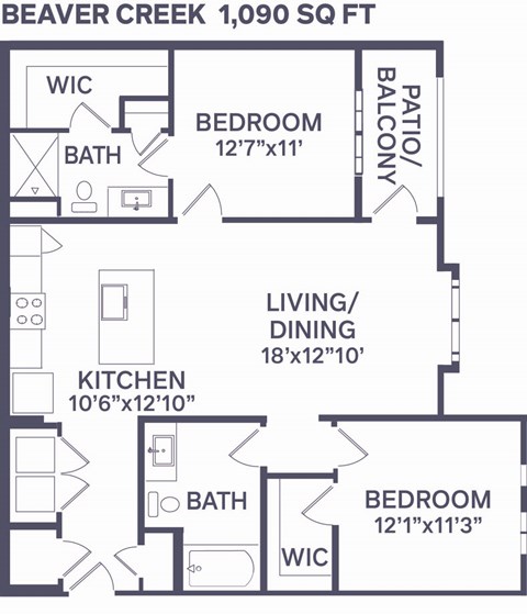 B1A Beaver Creek Floor Plan  at Notch66, Longmont