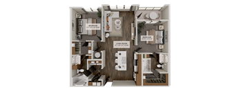 2 bed 2 bath A at Stack at Wheat Ridge Apartments, Colorado, 80033