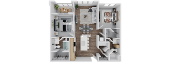 The Jetstream B1B Floorplan at The Stadler Luxury Apartments, Bradenton, FL