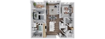 The Jetstream B1B Floorplan at The Stadler Luxury Apartments, Bradenton, FL