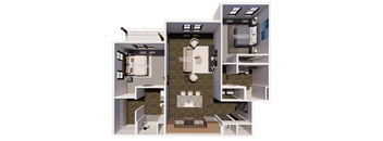 B2 floor plan at The Landing at Lemay, Fort Collins, CO 80524