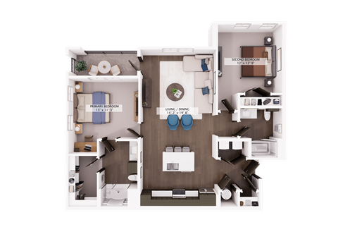 B2 Floor plan at Switch Luxury Living in Colorado Springs, CO