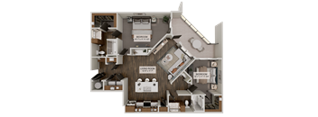 2 bed 2 bath B at Stack at Wheat Ridge Apartments, Wheat Ridge, CO, 80033