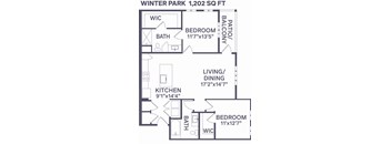 B2 Winter Park Floor Plan  at Notch66, Longmont, Colorado