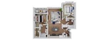 2 bedroom floor plan  the residences at