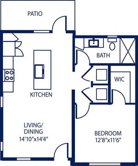 1A Floor Plan at The Boardwalk at Tradition, Port St Lucie, FL, 34987