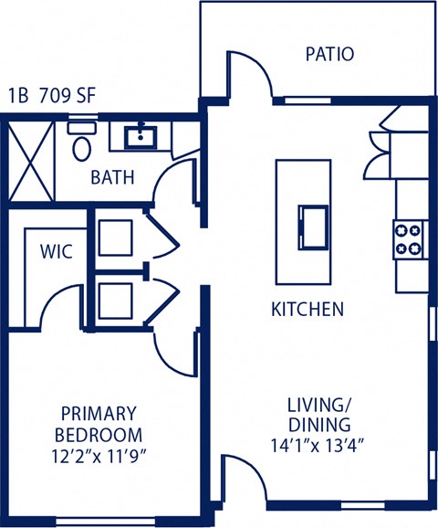 1B Floor Plan at The Boardwalk at Tradition, Port St Lucie, FL
