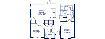 2A Floor Plan at The Boardwalk at Tradition, Port St Lucie, 34987
