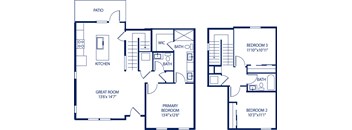 3A Floor Plan at The Boardwalk at Tradition, Florida, 34987