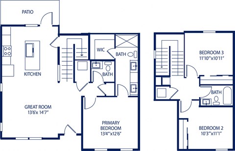 3A Floor Plan at The Boardwalk at Tradition, Florida, 34987