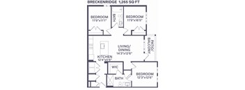C1 Breckenridge Floor Plan  at Notch66, Longmont, CO