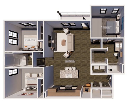 C2 floor plan at The Landing at Lemay, Fort Collins, CO 80524