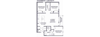 C2 Steamboat Floor Plan  at Notch66, Longmont, CO, 80504