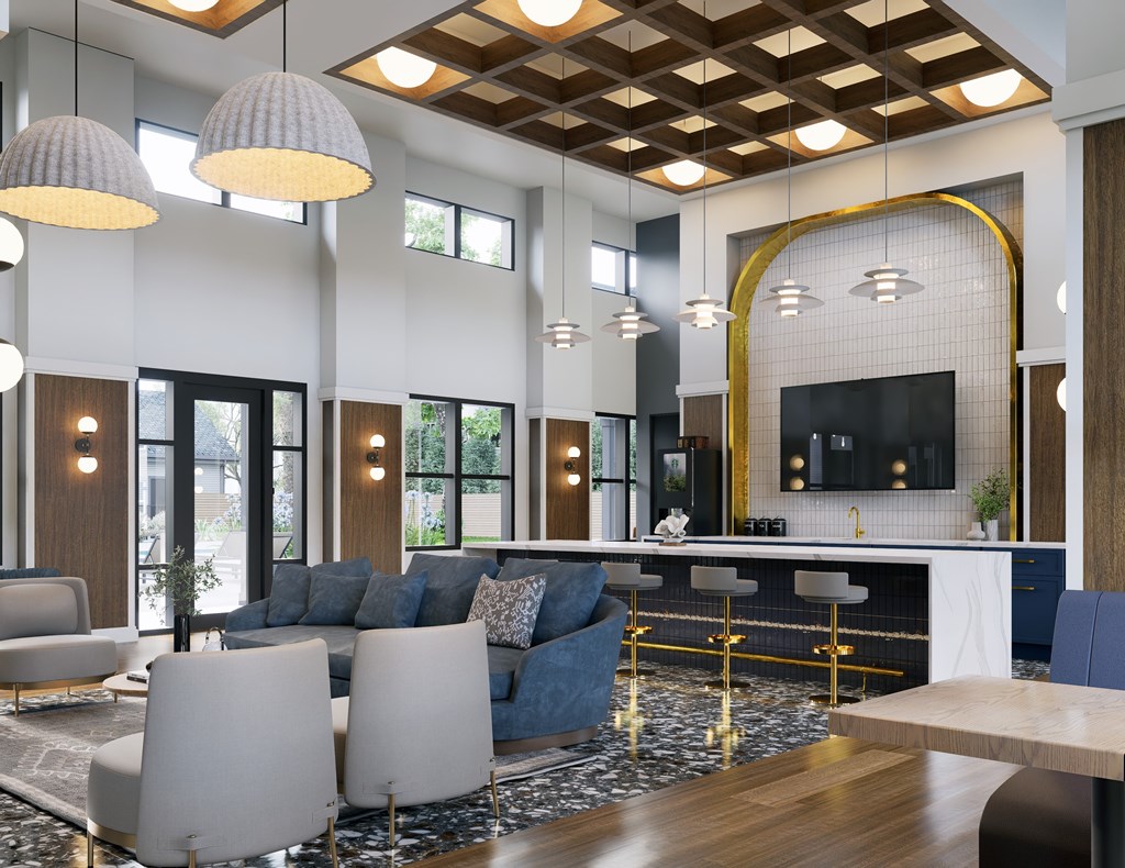 Clubhouse With Kitchen at The Liliana Apartment Homes, Pooler, GA