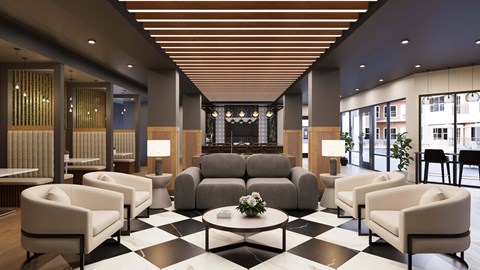Clubhouse at The Union Flats at Fishers District, Fishers, IN, 46037