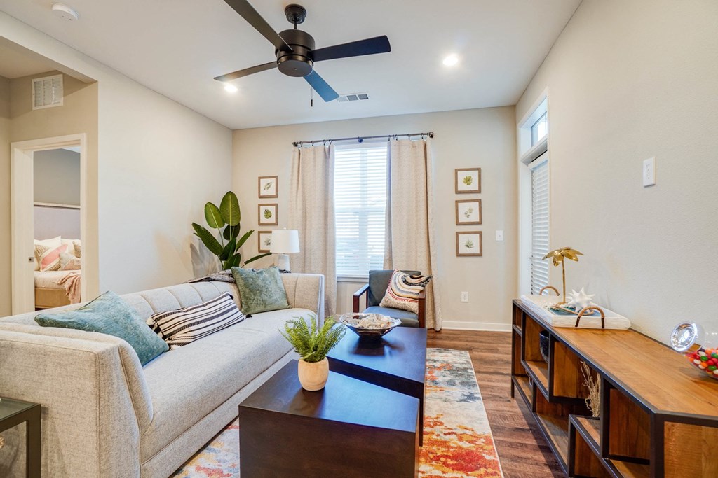 Modern Living Room at Watermark at Urban Blu, Florida