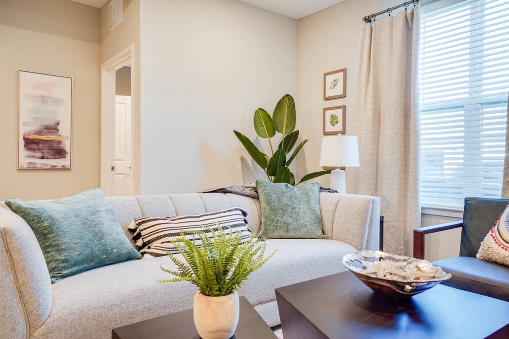 Living Room Sofa at Watermark at Urban Blu, Panama City Beach