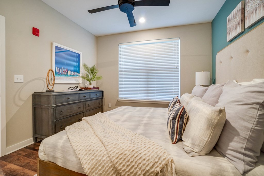 Bedroom With Expansive Windows at Watermark at Urban Blu, Panama City Beach