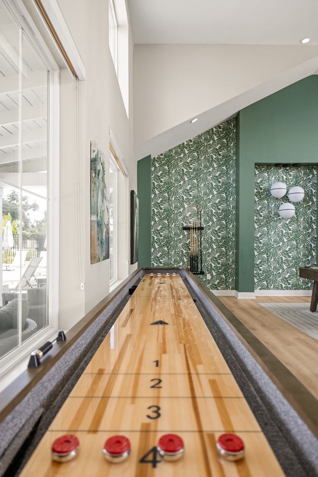 Game room - bowling alley at Palm Grove in Ellenton, FL 34222