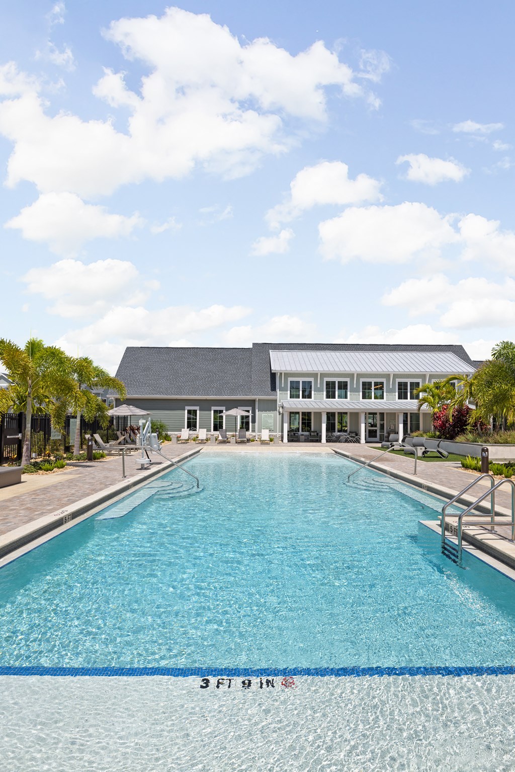 the swimming pool at Palm Grove in Ellenton, FL 34222