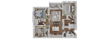 3 bed 2 bath C1 Floor Plan at Standard441, Lady Lake