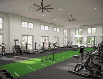 Gym at The Hadley Luxury Apartments, North Port