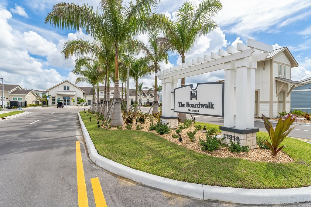 Property Signage at The Boardwalk at Tradition, Florida