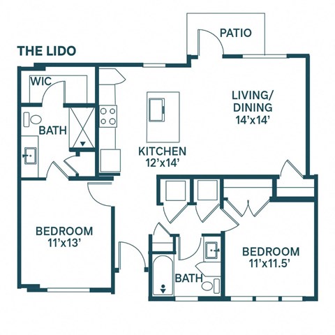 Lido Floor Plan  at The Sophia, Venice, Florida