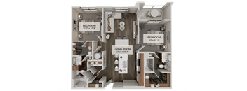 2 bedroom 2 bathroom
