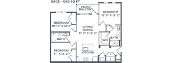 Sage Floor Plan at Taylor Farms, Charlotte
