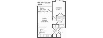 LOFT GRAND Floorplan at Alta25, Colorado, 80132