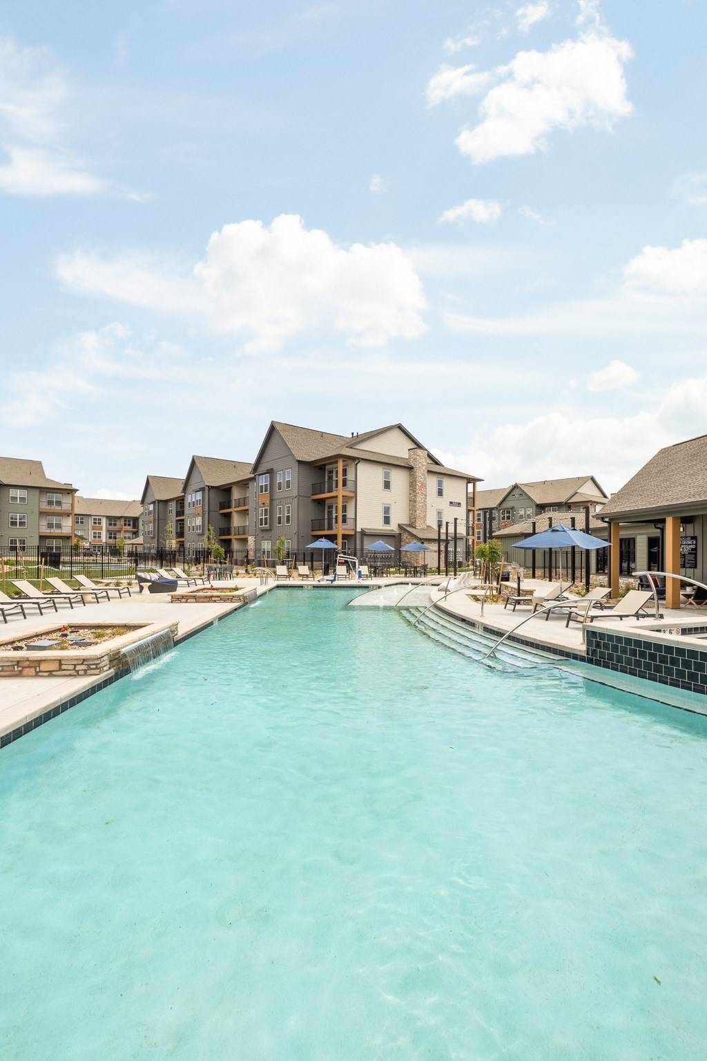 the swimming pool at the preserve at polo ridge apartments sc