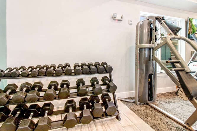 Free Weights at Watermark at Urban Blu, Panama City Beach, FL, 32407