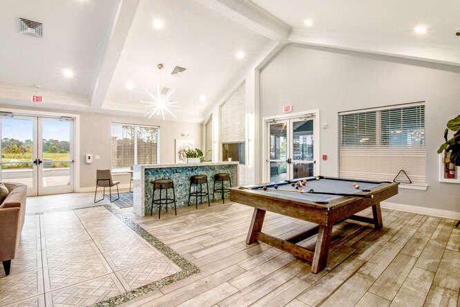 Billiards Table at Watermark at Urban Blu, Panama City Beach, FL