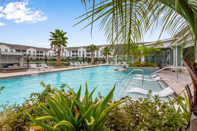 Swimming Pool With Relaxing Sundecks at Watermark at Urban Blu, Panama City Beach