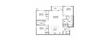 C2 Floor Plan at Watermark at Urban Blu, Panama City Beach, FL